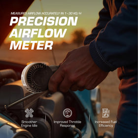 Auto Parts Prodigy close-up of 1–30 kg/h scale offering measurable airflow readings