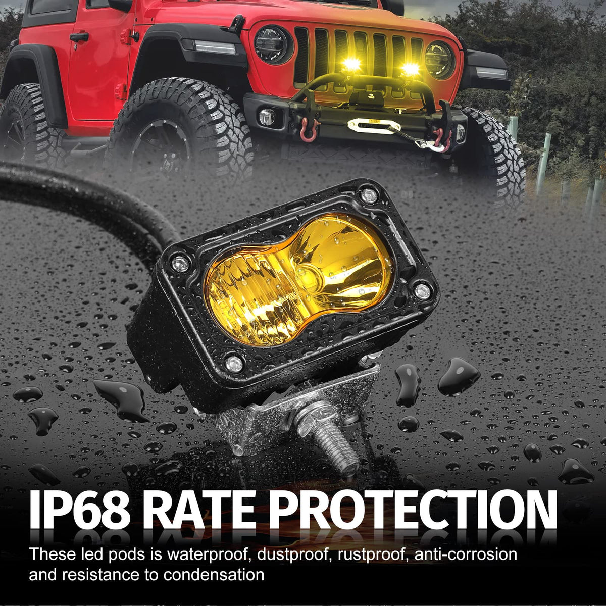Auto Power Plus installed on ATV showing enhanced trail visibility and reduced glare