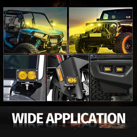 Auto Power Plus package contents showing two pods, brackets and mounting hardware