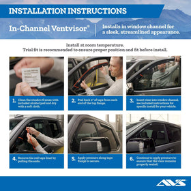 Auto Ventshade installed with window cracked in rain illustrating ventilation while keeping moisture out