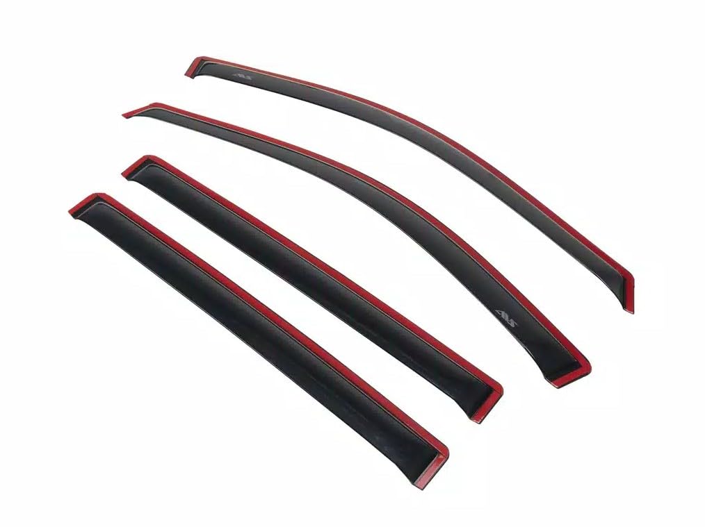 AVS profile close-up of smoke visor edge highlighting snug fit and finish