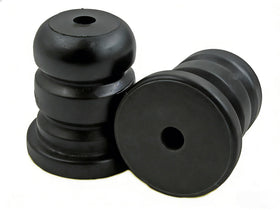 Autoacc front view of rear bump stops showing fit and easy replacement benefit