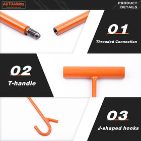 AUTOAlkins two-piece disassembled for compact storage and transport