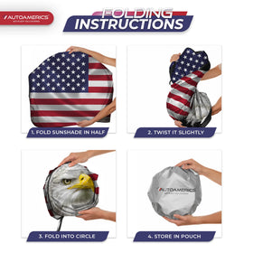 AUTOAMERICS detailed eagle-and-flag print offering bold visual styling
