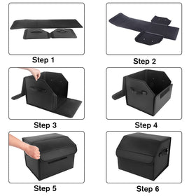 AUTOARK top view with zippered cover open showing secure storage benefit