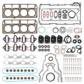 AUTOBABA full gasket kit front layout showing included components for convenient repair