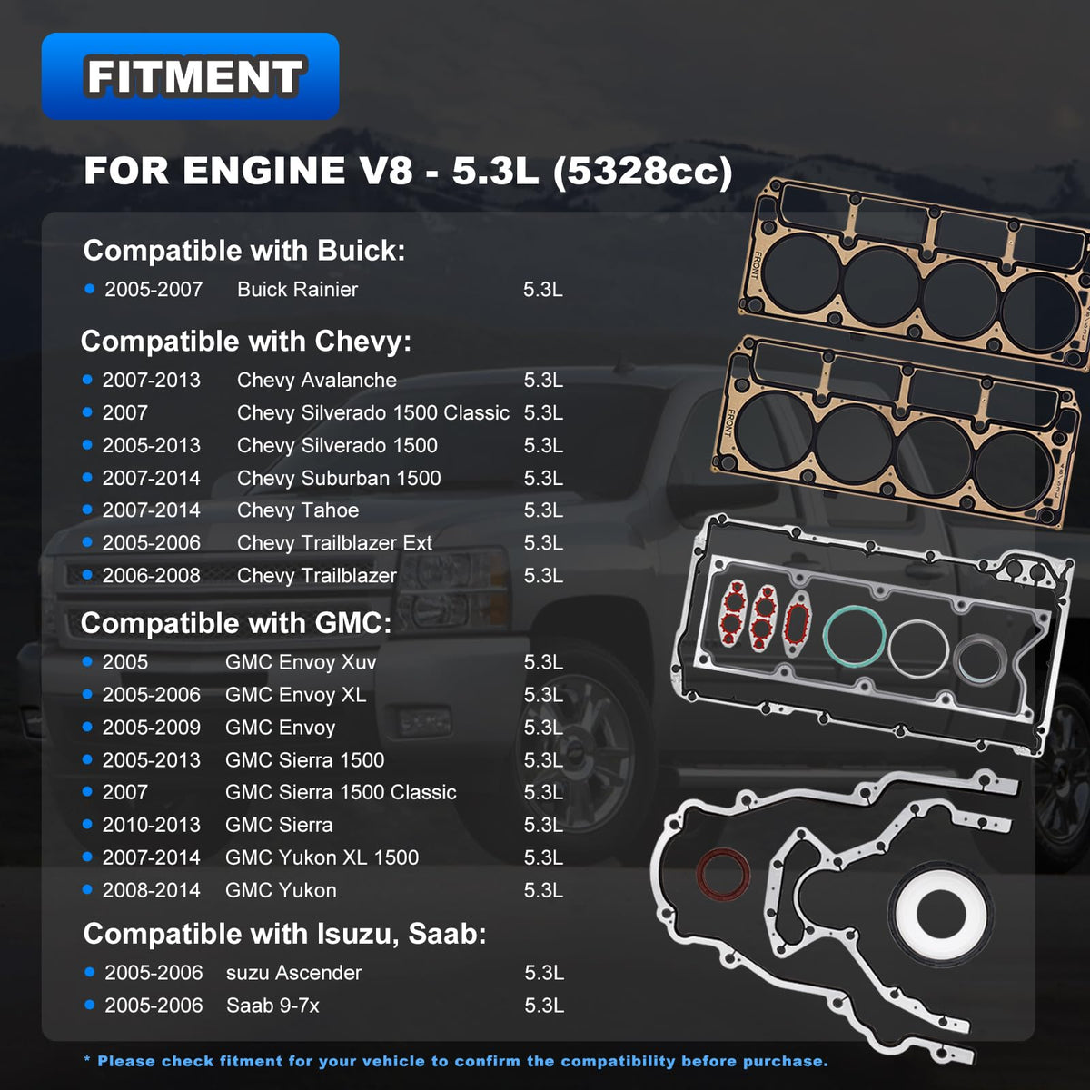AUTOBABA multi-layer steel head gasket close-up highlighting durable sealing surface