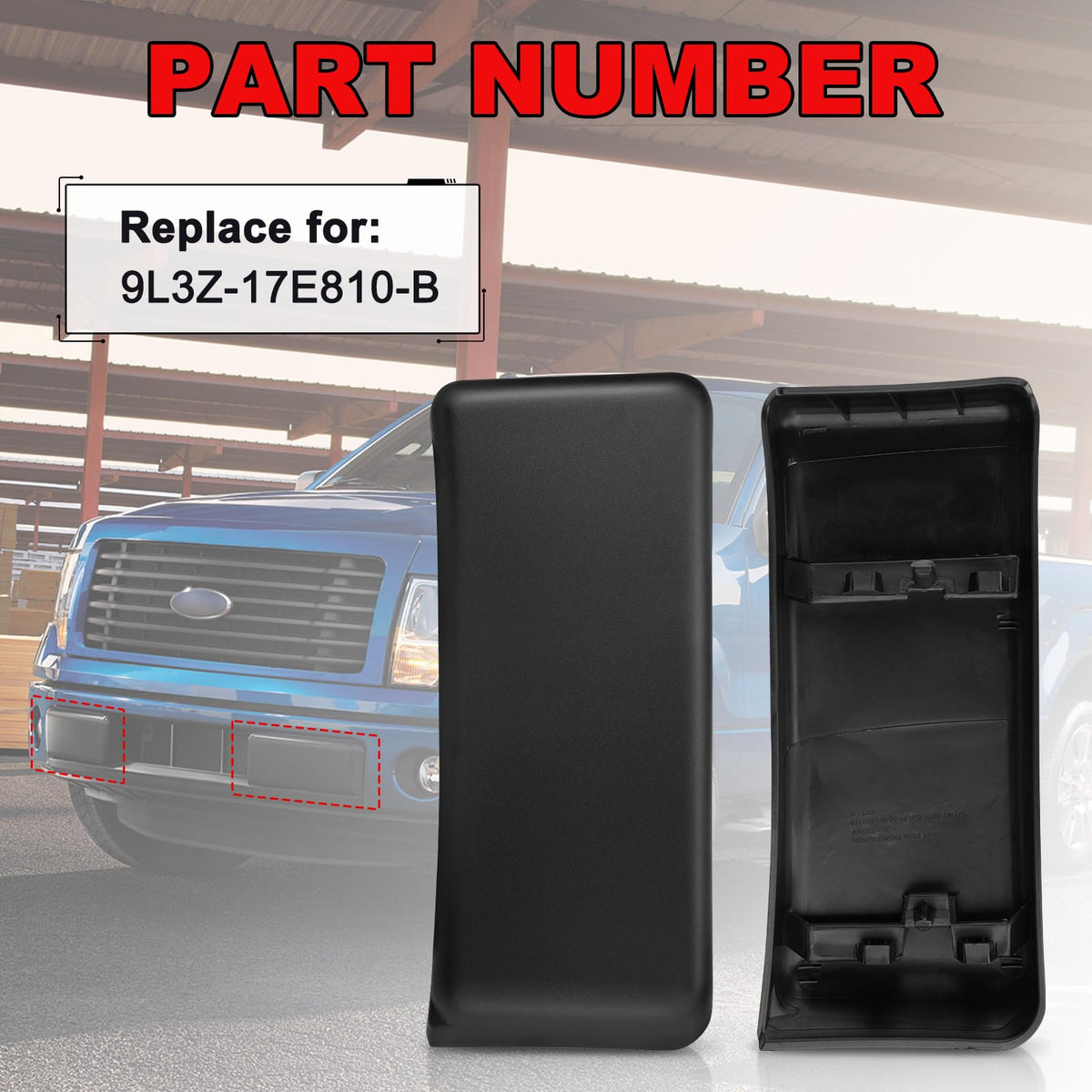 AUTOBABA side profile of bumper insert demonstrating exact contour fit advantage