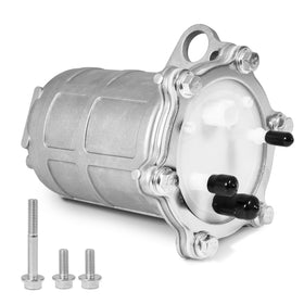 AUTOBABA fuel pump front view showing compact design and reliable fit