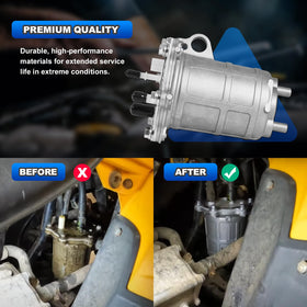 AUTOBABA internal foam filter close-up improving fuel filtration