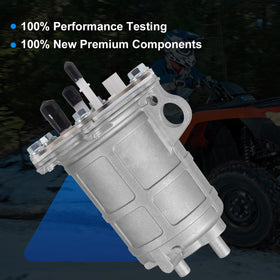 AUTOBABA mounting flange closeup displaying bolt pattern accuracy