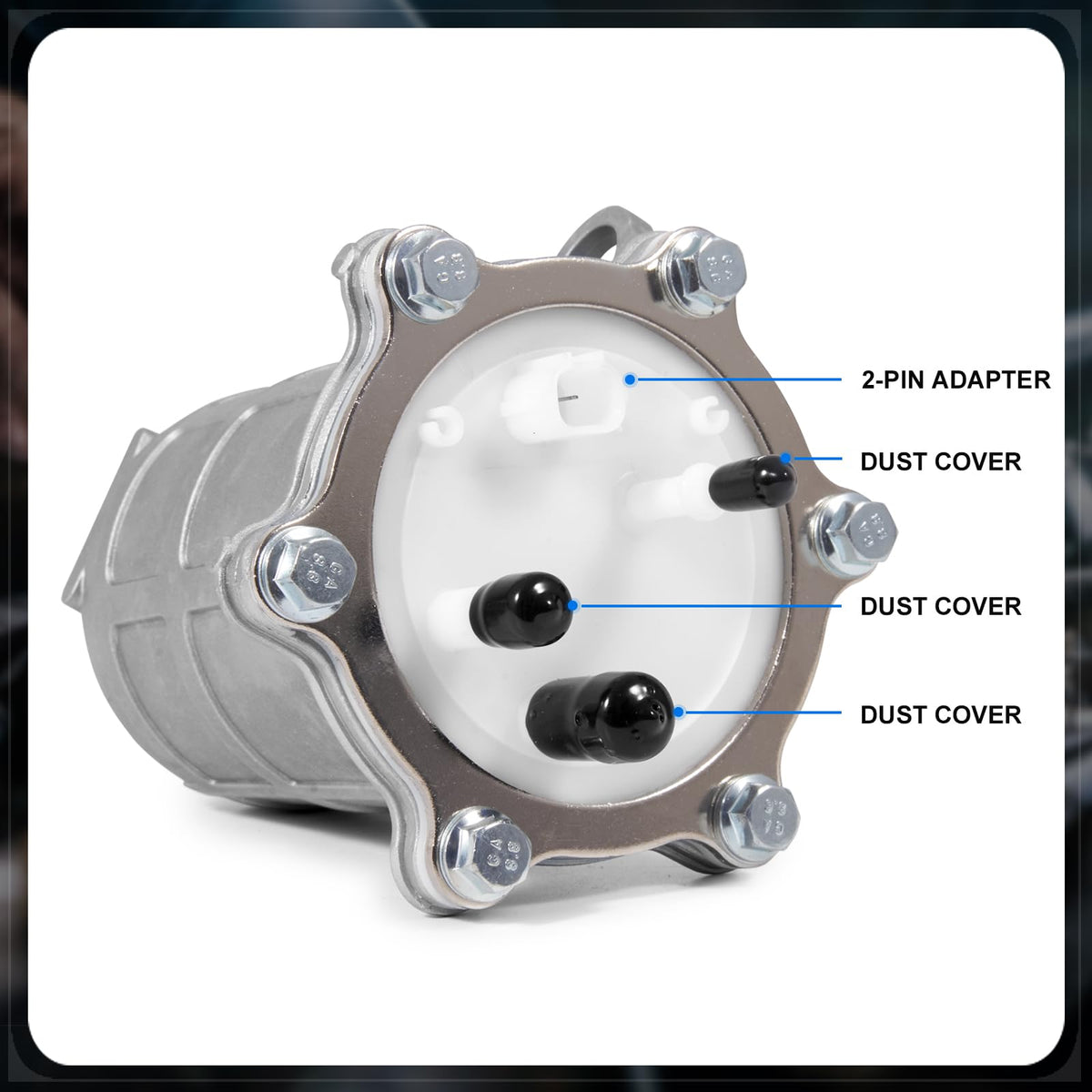 AUTOBABA packaged fuel pump with label indicating Replace# 16700-HP5-602