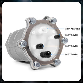 AUTOBABA packaged fuel pump with label indicating Replace# 16700-HP5-602