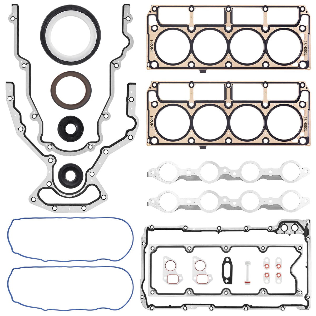 AUTOBABA gasket set front packaging showing full kit and fitment benefits