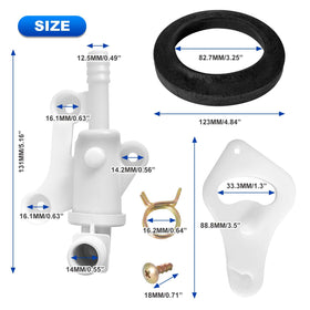 AUTOBABA instruction sheet with screws and clamp for fast, step-by-step installation