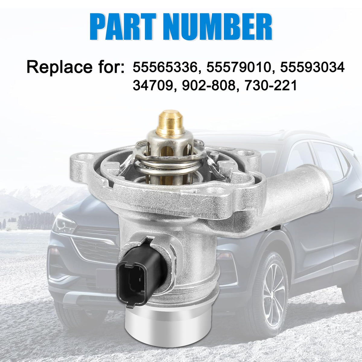 AUTOBABA mounting flange detail showing bolt pattern for exact fitment benefit