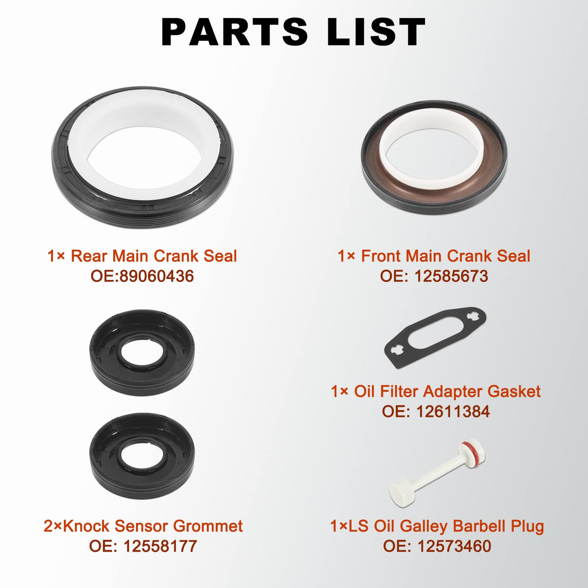 AUTOBABA packaging label and part numbers for easy OEM cross-reference