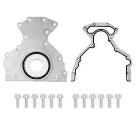 AUTOBABA front view of rear main seal cover showing precise fit and durability