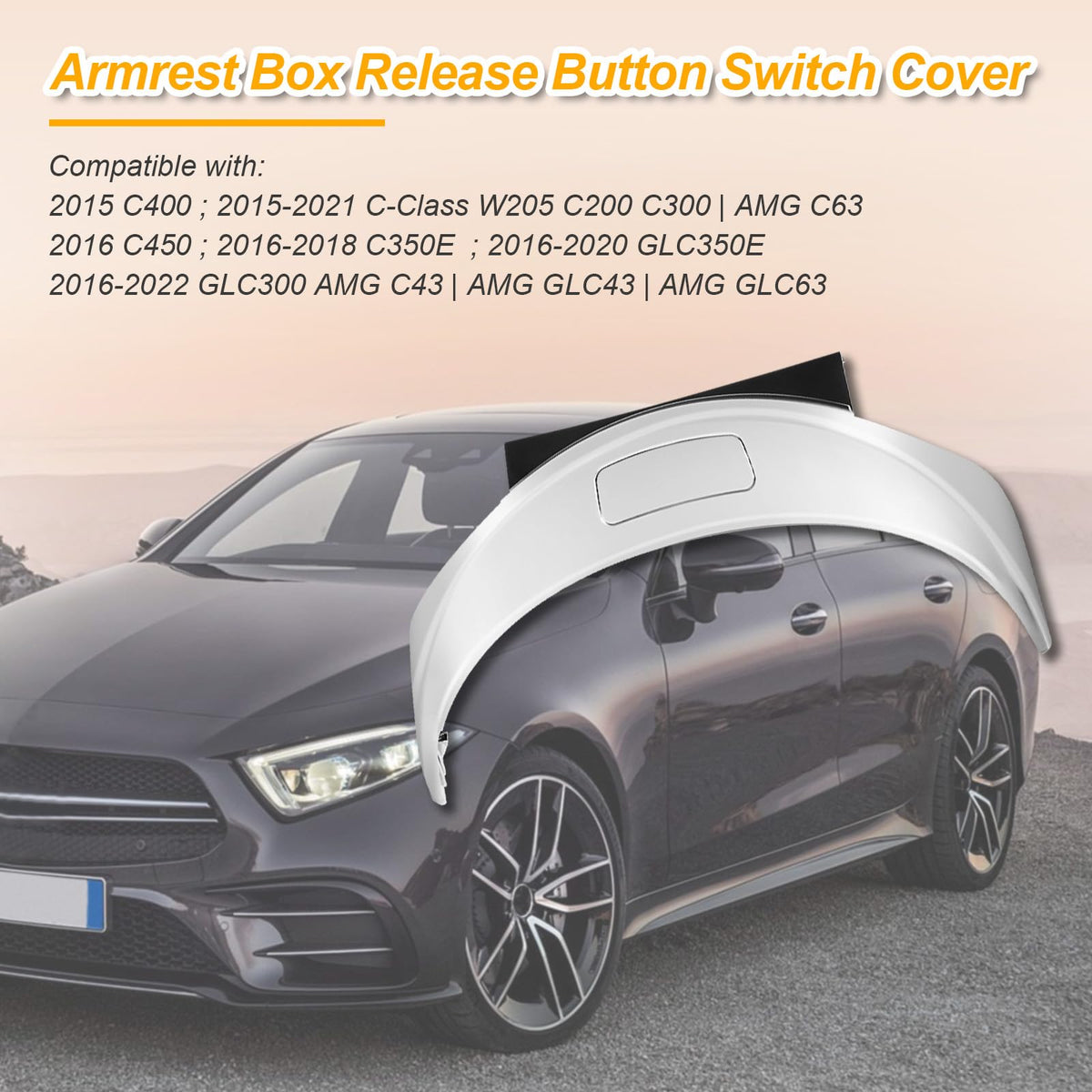 AUTOBABA release button cover close-up texture highlighting matching grain