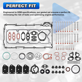 AUTOBABA gasket laid next to ruler to show scale and confirm correct dimensions
