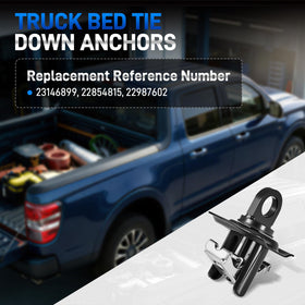 AUTOBABA side profile mounted in truck bed showing secure cargo anchoring benefit