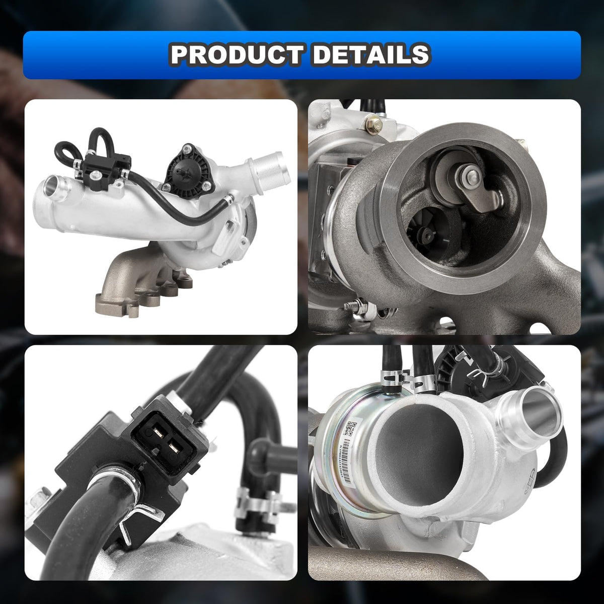 AUTOBABA turbo beside ruler showing size and easy handling advantage