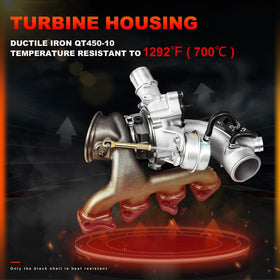 AUTOBABA turbine side detail highlighting durable construction and longevity