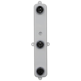 AutoBeeDen connector plate front view showing mounting alignment and fit