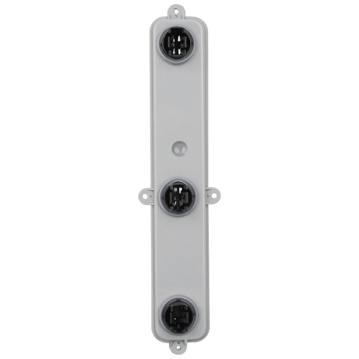 AutoBeeDen connector plate front view showing mounting alignment and fit