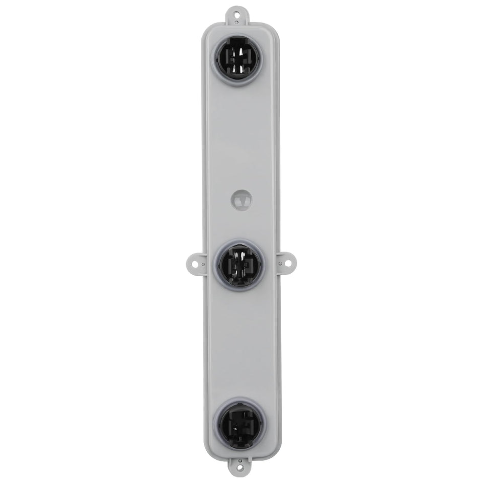 AutoBeeDen connector plate front view showing mounting alignment and fit