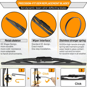 AUTOBOO blades displayed 26, 14, 10 inches for easy size confirmation