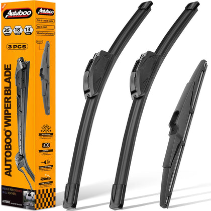 AUTOBOO front blade packaging showing OEM-style fit and ready-to-install