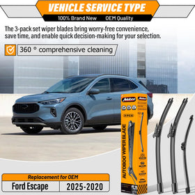 AUTOBOO front passenger 20-inch blade displayed for easy replacement benefit