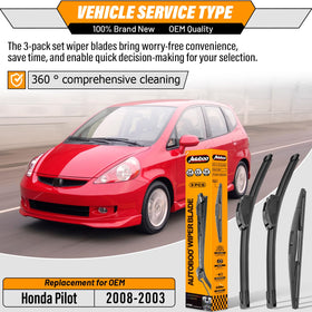AUTOBOO front right blade rubber edge close-up for streak-free visibility