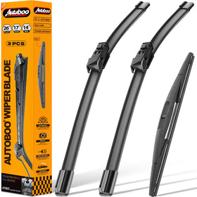 AUTOBOO front blade profile showing smooth sweep and improved visibility
