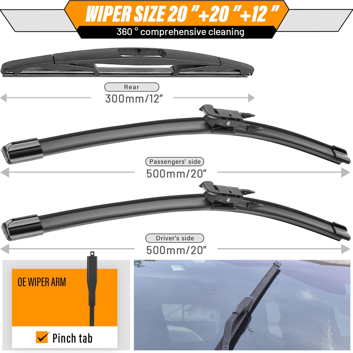 AUTOBOO blade being installed on Ford Escape for quick replacement benefit