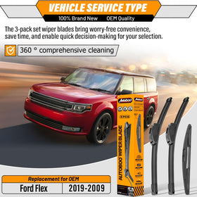 AUTOBOO left blade rubber edge close-up for smooth streak-free wiping