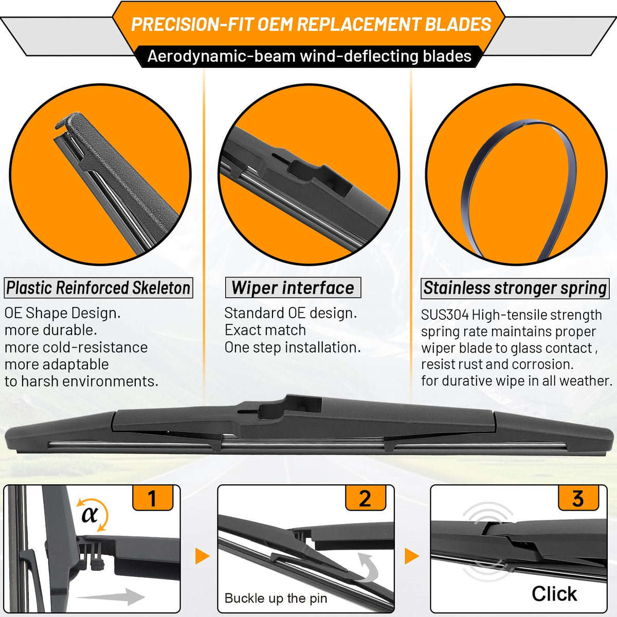 AUTOBOO blade edge with pressure-point design ensuring uniform contact