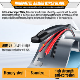 AUTOBOO rear blade mounted on Odyssey tailgate for full rear visibility