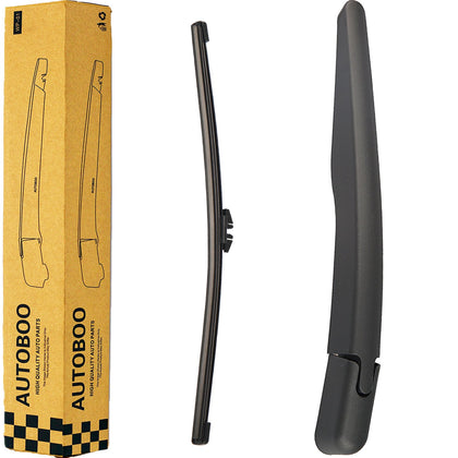 AUTOBOO front view of rear wiper assembly showing complete package benefit of direct fit