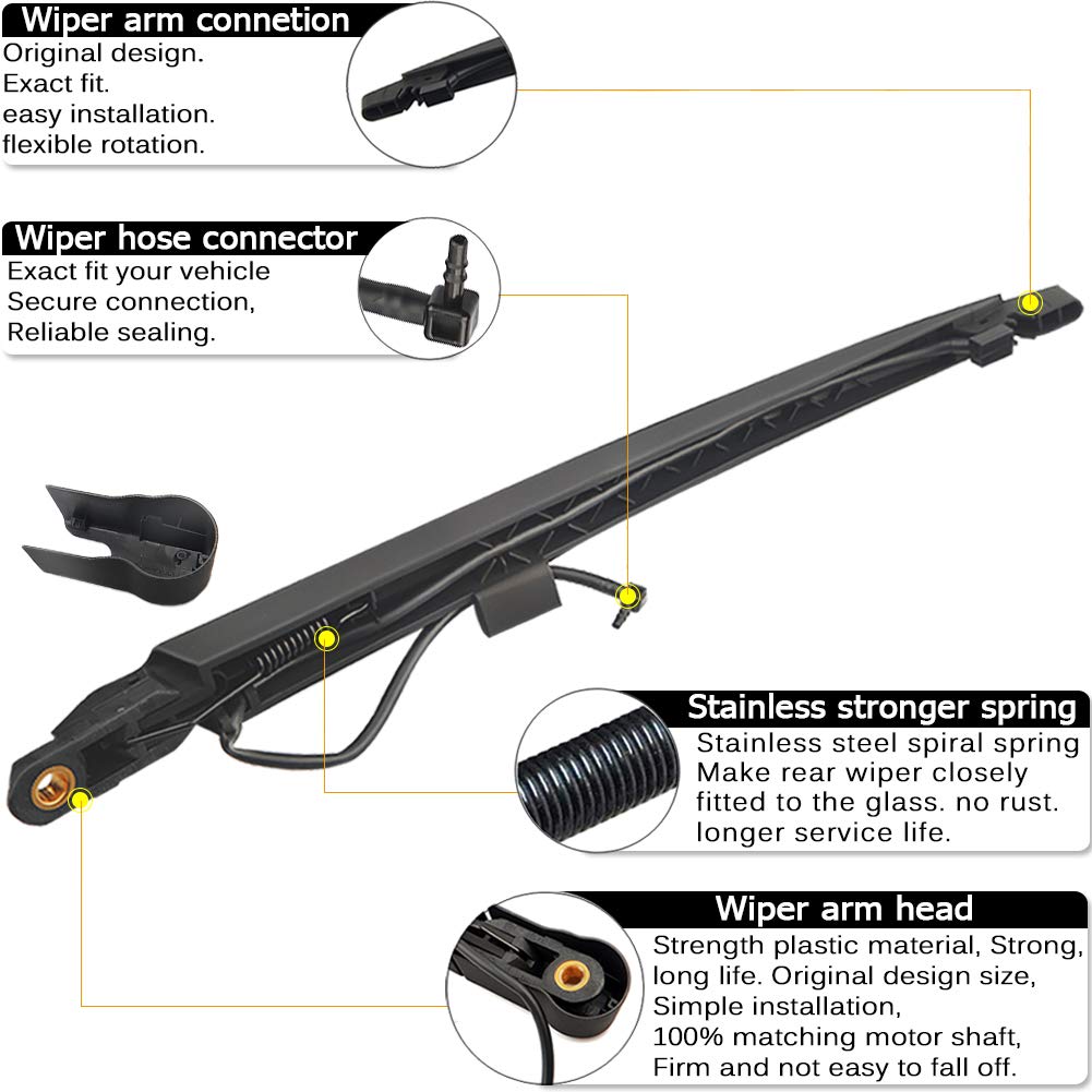 AUTOBOO blade rubber edge detail highlighting synthetic blend for streak-free wiping