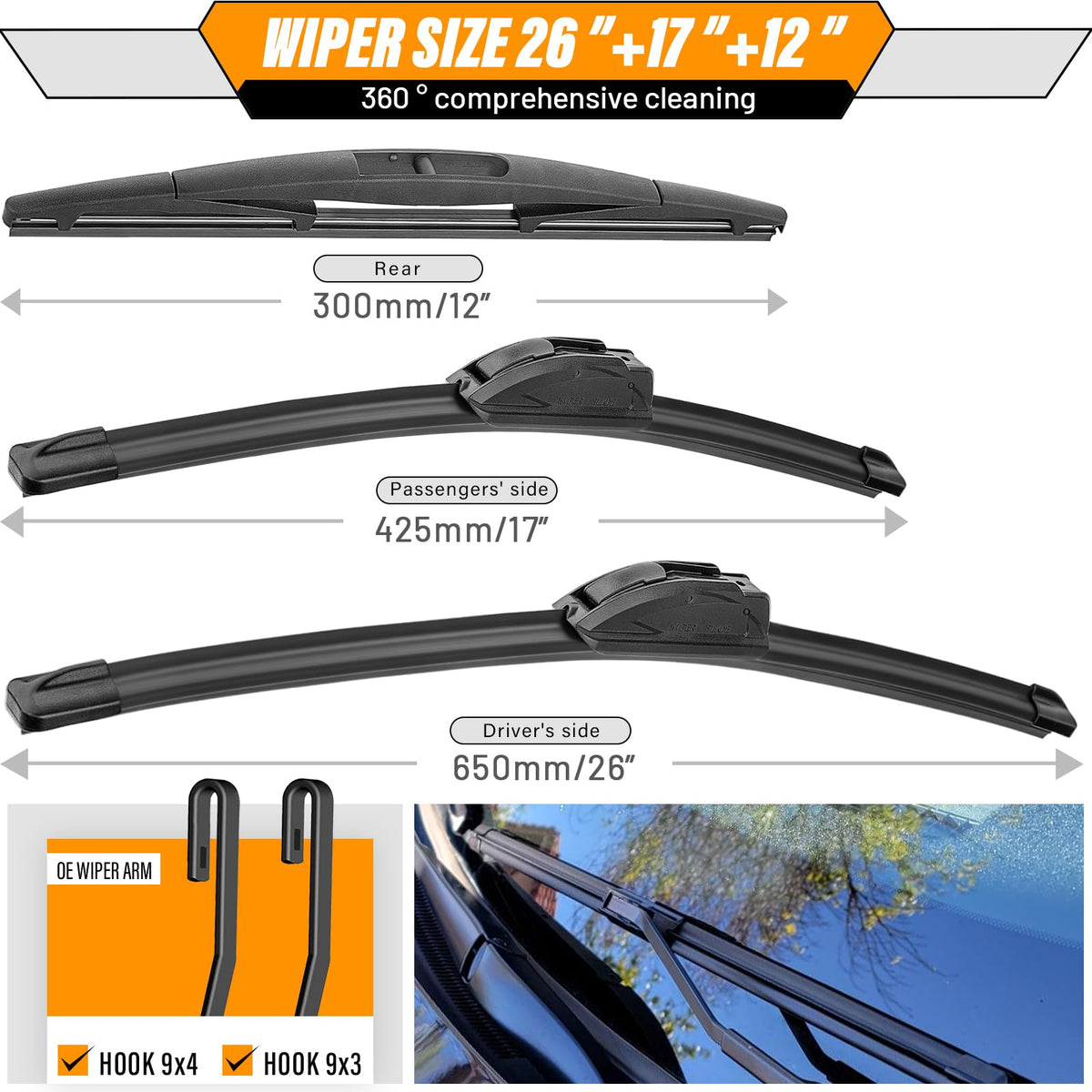 AUTOBOO rubber edge detail showing smooth contact for clearer visibility