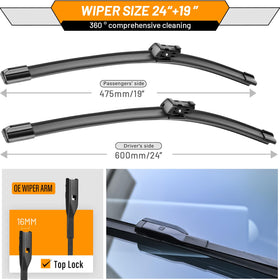AUTOBOO top-lock adapter detail showing quick-install benefit for Honda arms