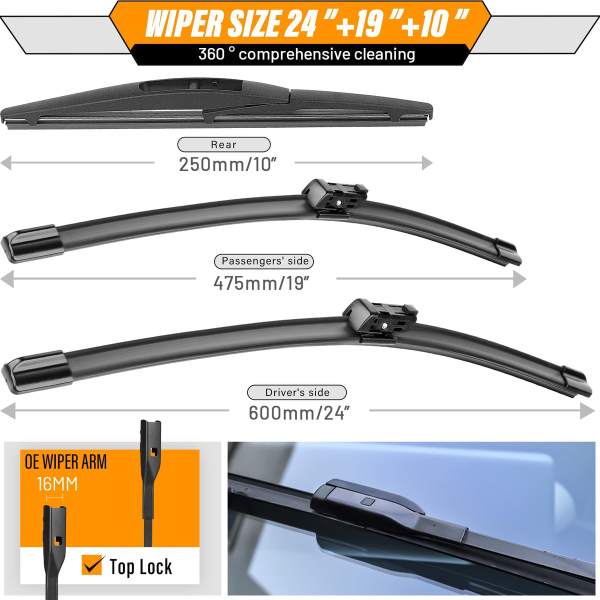 AUTOBOO top-lock connector detail for fast OEM-style installation benefit