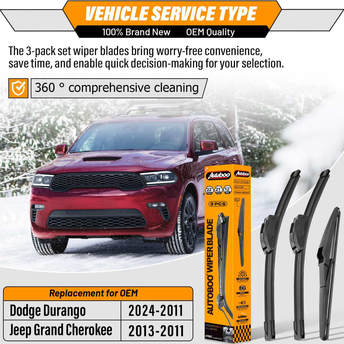 AUTOBOO rubber edge close-up illustrating smooth, streak-free windshield contact