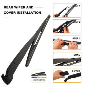 AUTOBOO blade edge profile showing consistent contact for streak-free wipe