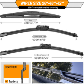 AUTOBOO installed on driver side improving windshield visibility