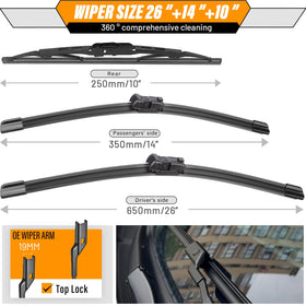 AUTOBOO wiper mounted on Chevy Trax windshield improving driver visibility