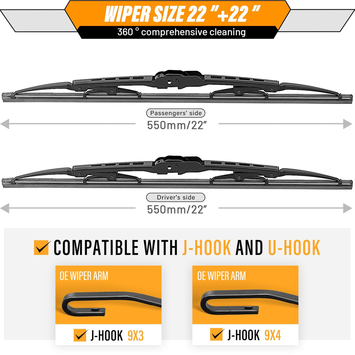 AUTOBOO blade mounted on Dodge Ram windshield for improved visibility benefit