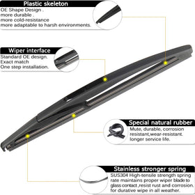 AUTOBOO wiper mounted on vehicle rear providing clear rear visibility